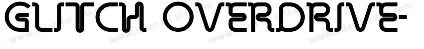 Glitch Overdrive字体转换